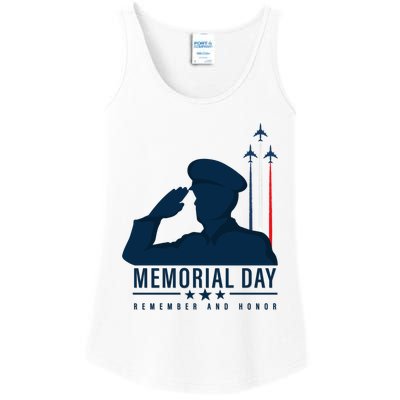 Memorial Day Gift Remember And Honor Cool Gift Ladies Essential Tank