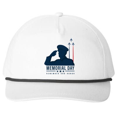 Memorial Day Gift Remember And Honor Cool Gift Snapback Five-Panel Rope Hat