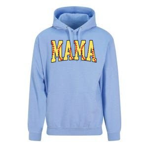 Mothers Day Gift For Softball Mama Unisex Surf Hoodie