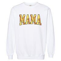 Mothers Day Gift For Softball Mama Garment-Dyed Sweatshirt