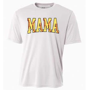 Mothers Day Gift For Softball Mama Cooling Performance Crew T-Shirt