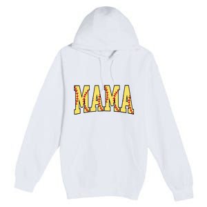 Mothers Day Gift For Softball Mama Premium Pullover Hoodie