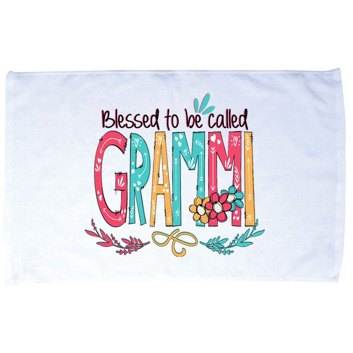 Mothers Day Gift Blessed To Be Called Grammi Microfiber Hand Towel