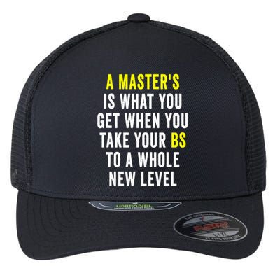 Masters Degree Graduation Flexfit Unipanel Trucker Cap