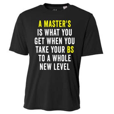 Masters Degree Graduation Cooling Performance Crew T-Shirt