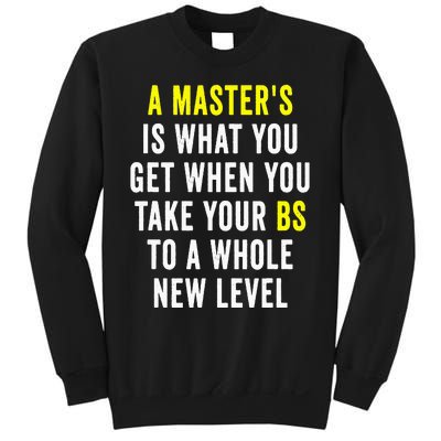 Masters Degree Graduation Sweatshirt