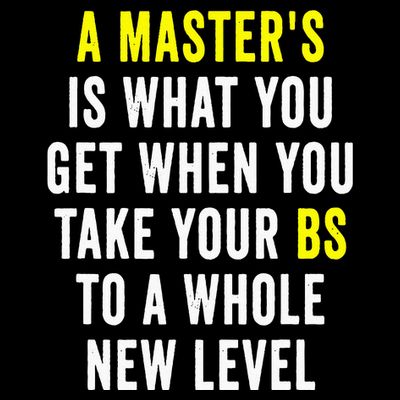Masters Degree Graduation T-Shirt