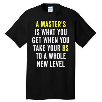 Masters Degree Graduation Tall T-Shirt