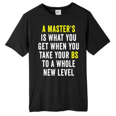 Masters Degree Graduation Tall Fusion ChromaSoft Performance T-Shirt