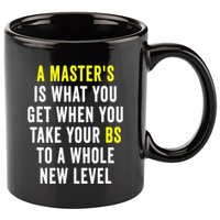 Masters Degree Graduation 11oz C Handle Ceramic Mug