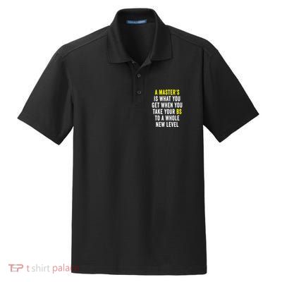 Masters Degree Graduation Dry Zone Grid Polo