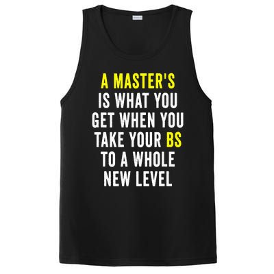 Masters Degree Graduation PosiCharge Competitor Tank