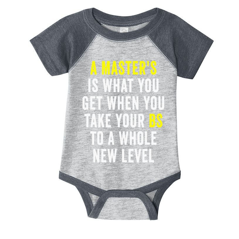 Masters Degree Graduation Infant Baby Jersey Bodysuit