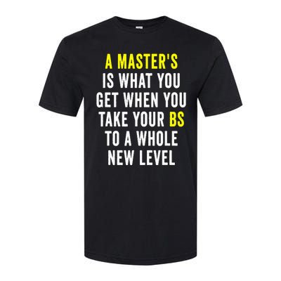 Masters Degree Graduation Softstyle® CVC T-Shirt