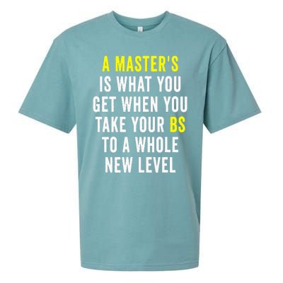 Masters Degree Graduation Sueded Cloud Jersey T-Shirt