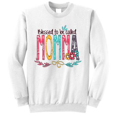 Mothers Day Gift Blessed To Be Called Momma Sweatshirt