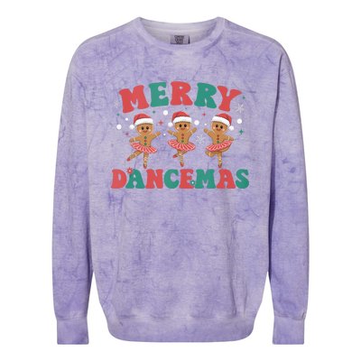 Merry Dancemas Gingerbread Ballet Dancer Christmas Ballerina Tank Top Colorblast Crewneck Sweatshirt