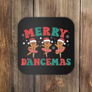 Merry Dancemas Gingerbread Ballet Dancer Christmas Ballerina Tank Top Coaster