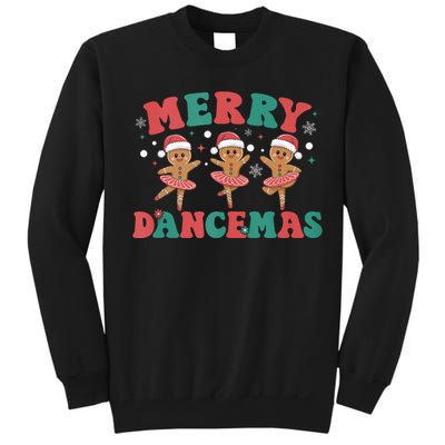 Merry Dancemas Gingerbread Ballet Dancer Christmas Ballerina Tank Top Tall Sweatshirt