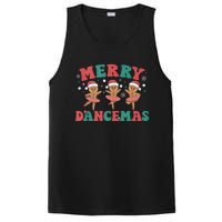 Merry Dancemas Gingerbread Ballet Dancer Christmas Ballerina Tank Top PosiCharge Competitor Tank