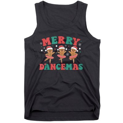 Merry Dancemas Gingerbread Ballet Dancer Christmas Ballerina Tank Top Tank Top