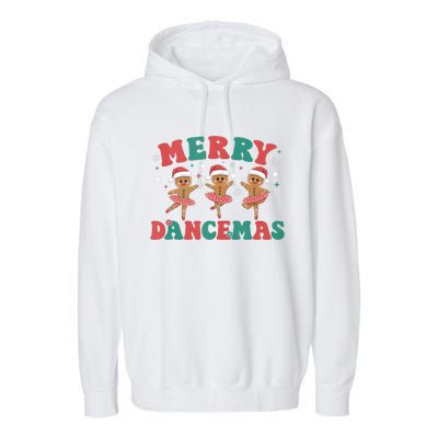 Merry Dancemas Gingerbread Ballet Dancer Christmas Ballerina Tank Top Garment-Dyed Fleece Hoodie