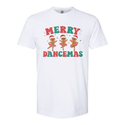 Merry Dancemas Gingerbread Ballet Dancer Christmas Ballerina Tank Top Softstyle CVC T-Shirt