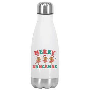 Merry Dancemas Gingerbread Ballet Dancer Christmas Ballerina Tank Top Stainless Steel Insulated Water Bottle