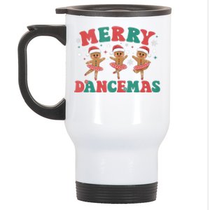 Merry Dancemas Gingerbread Ballet Dancer Christmas Ballerina Tank Top Stainless Steel Travel Mug