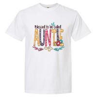 Mothers Day Gift Blessed To Be Called Auntie Garment-Dyed Heavyweight T-Shirt