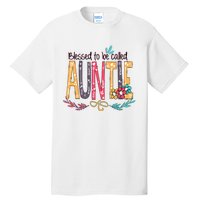 Mothers Day Gift Blessed To Be Called Auntie Tall T-Shirt