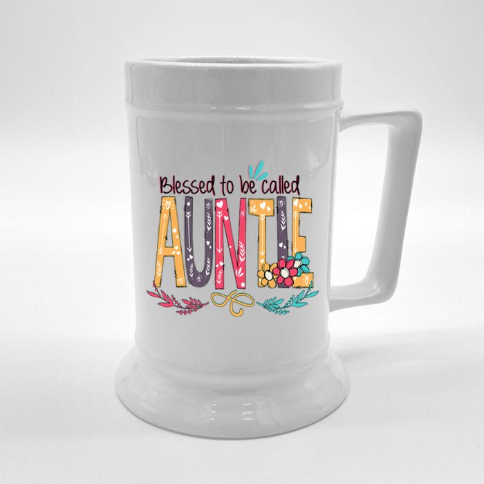 Mothers Day Gift Blessed To Be Called Auntie Beer Stein