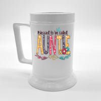 Mothers Day Gift Blessed To Be Called Auntie Beer Stein