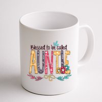 Mothers Day Gift Blessed To Be Called Auntie Coffee Mug