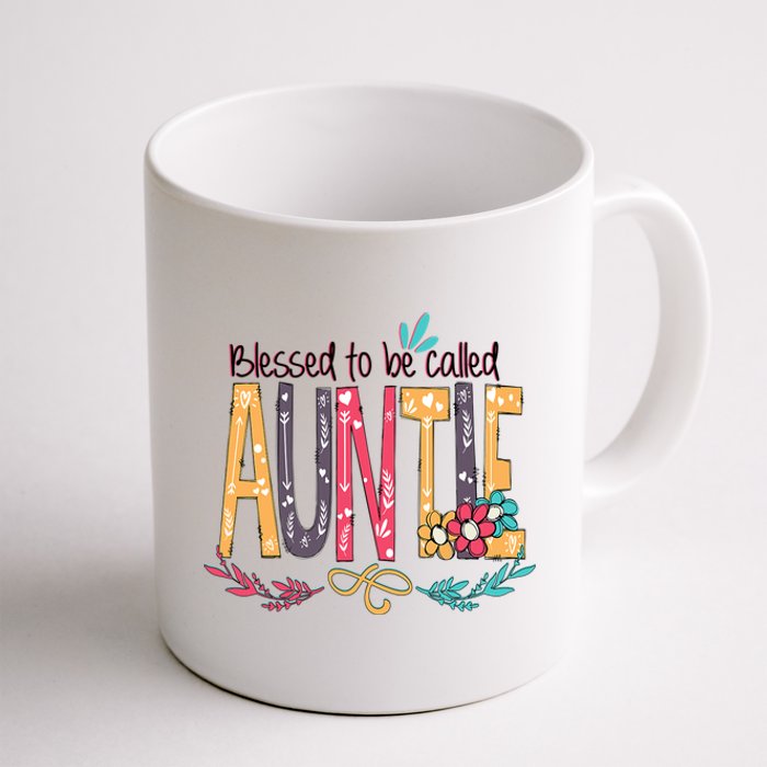 Mothers Day Gift Blessed To Be Called Auntie Coffee Mug