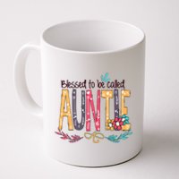 Mothers Day Gift Blessed To Be Called Auntie Coffee Mug