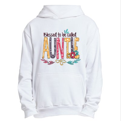 Mothers Day Gift Blessed To Be Called Auntie Urban Pullover Hoodie