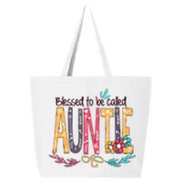 Mothers Day Gift Blessed To Be Called Auntie 25L Jumbo Tote