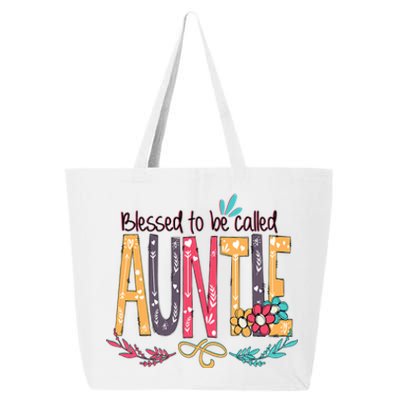 Mothers Day Gift Blessed To Be Called Auntie 25L Jumbo Tote