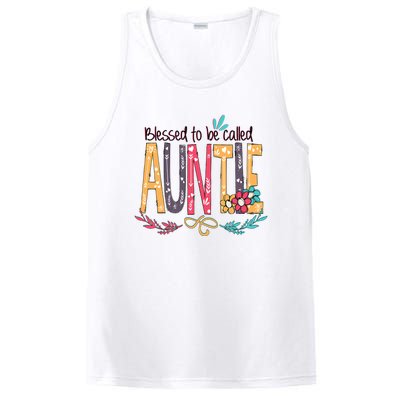 Mothers Day Gift Blessed To Be Called Auntie PosiCharge Competitor Tank