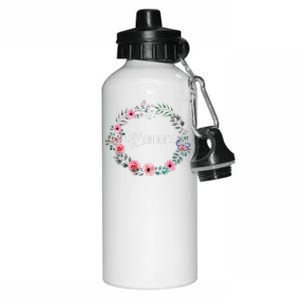 Mother's Day Gift For French Grandma Floral Memere Aluminum Water Bottle