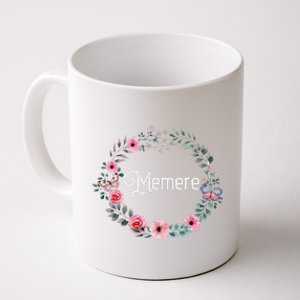 Mother's Day Gift For French Grandma Floral Memere Coffee Mug