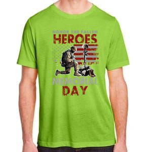 Memorial Day Gift Honor The Fallen Heroes Gift Us Veteran Gift Adult ChromaSoft Performance T-Shirt