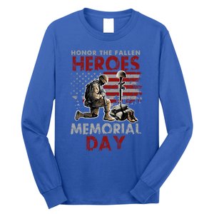 Memorial Day Gift Honor The Fallen Heroes Gift Us Veteran Gift Long Sleeve Shirt