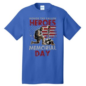 Memorial Day Gift Honor The Fallen Heroes Gift Us Veteran Gift Tall T-Shirt