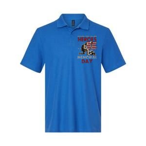 Memorial Day Gift Honor The Fallen Heroes Gift Us Veteran Gift Softstyle Adult Sport Polo