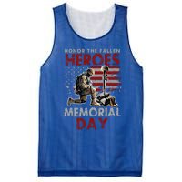 Memorial Day Gift Honor The Fallen Heroes Gift Us Veteran Gift Mesh Reversible Basketball Jersey Tank