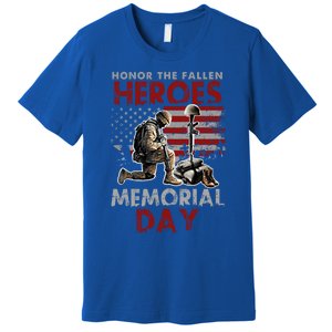 Memorial Day Gift Honor The Fallen Heroes Gift Us Veteran Gift Premium T-Shirt