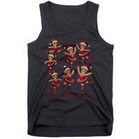 Merry Dancemas Gingerbread Dancer Ballet Christmas Ballerina Tank Top