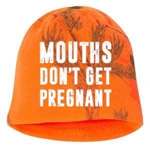 Mouths Dont Get Pregnant Kati - Camo Knit Beanie